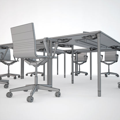 FREE Vitra Conference Table 3D Model