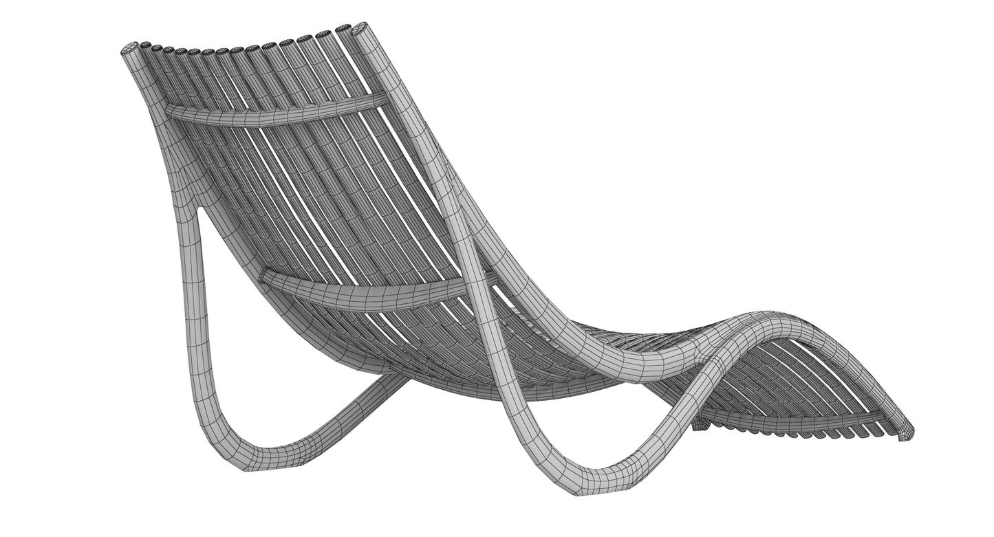 Vondom Ibiza Sun Lounger 3D Model