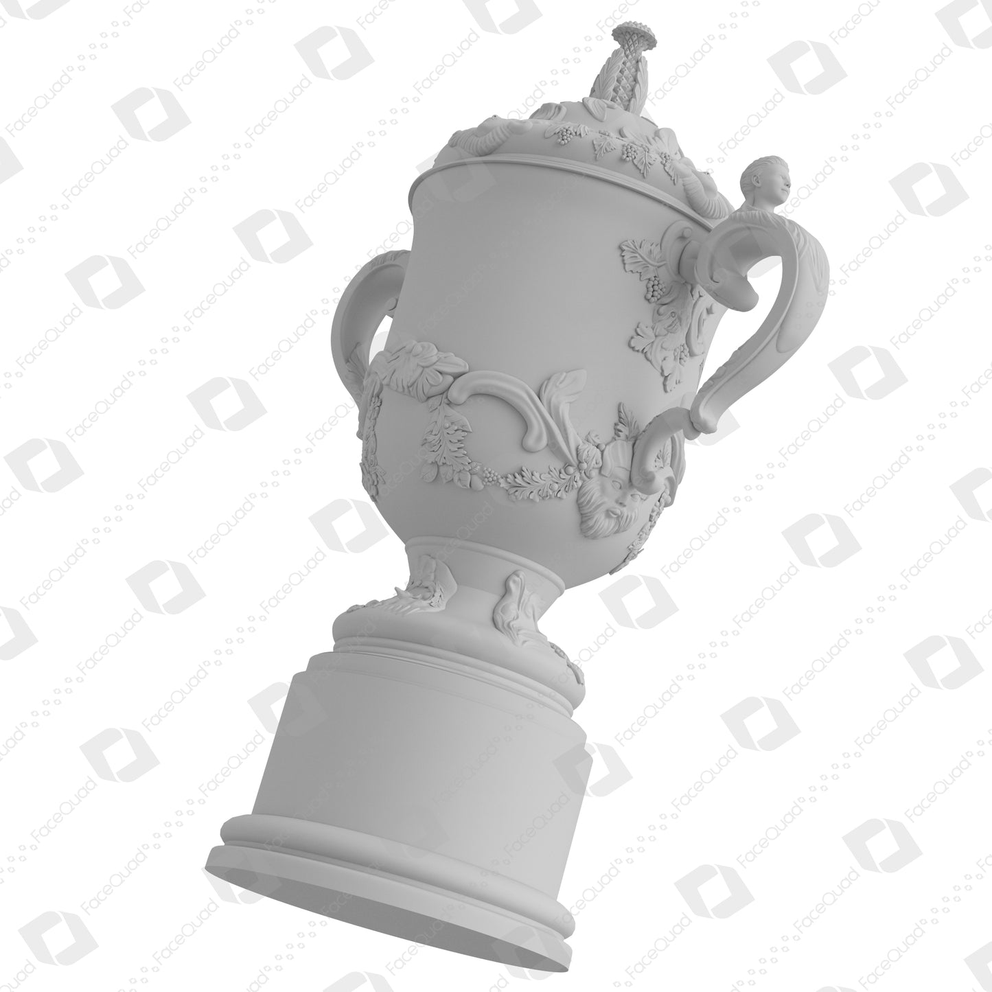 The Webb Ellis Cup Trophy 3D Model