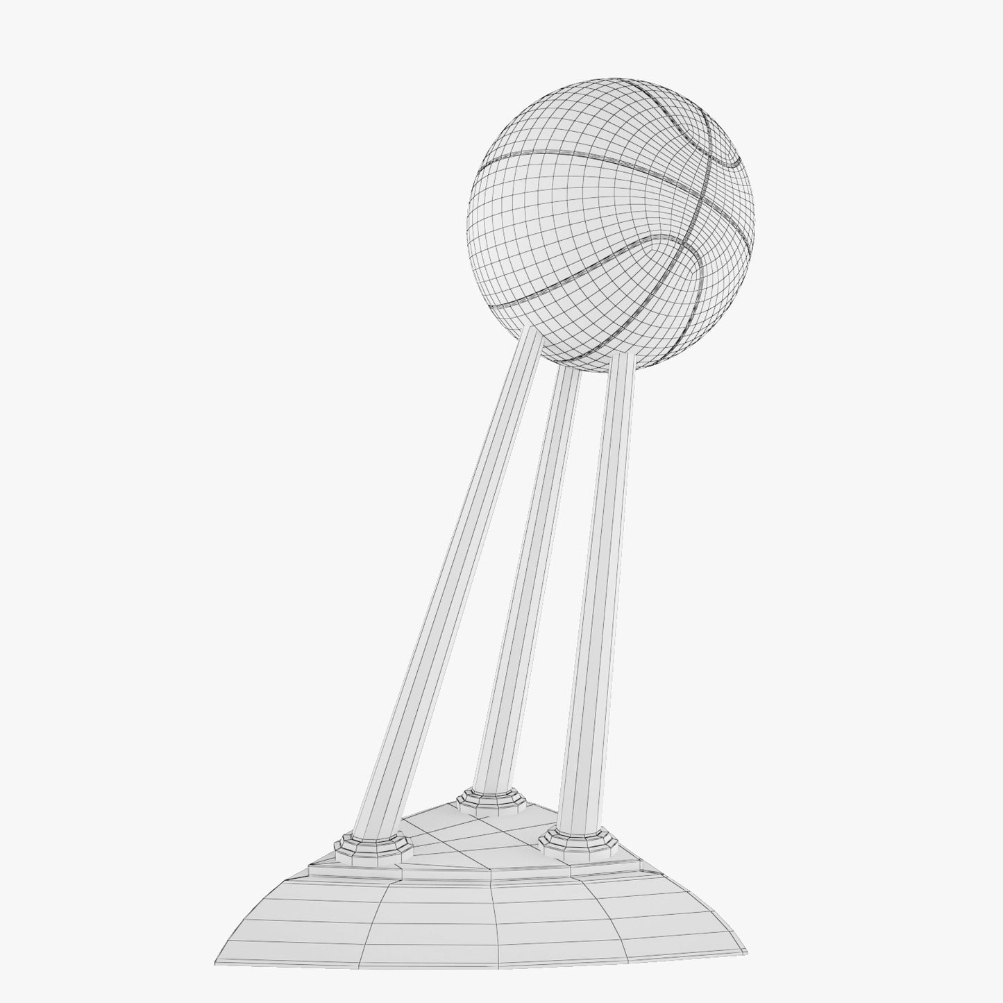 WNBA Championship Trophy 3D Model