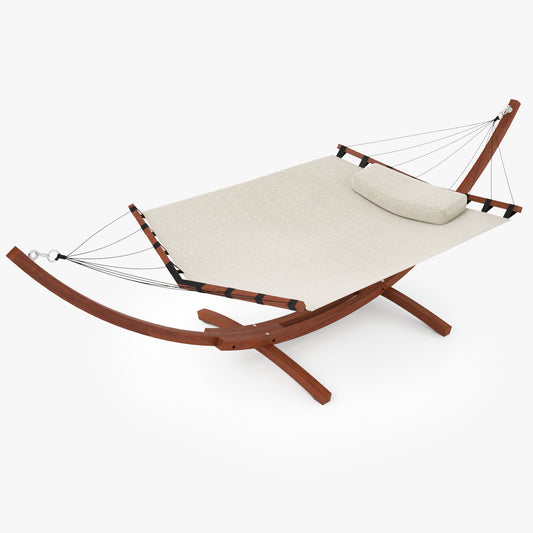 Wooden Hammock 3D Model