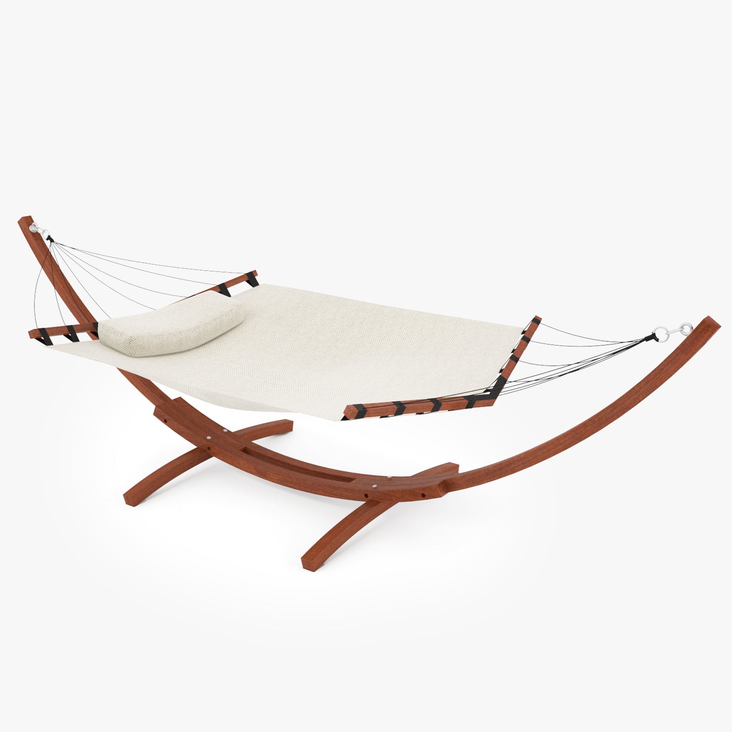 Wooden Hammock 3D Model