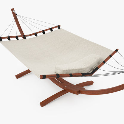 Wooden Hammock 3D Model