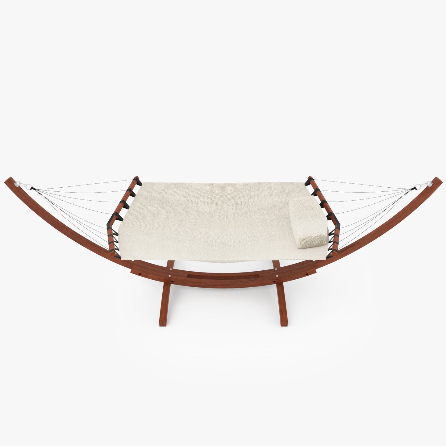 Wooden Hammock 3D Model