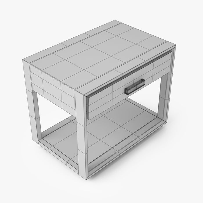 Holly Hunt Wyeth bedside table 3D Model
